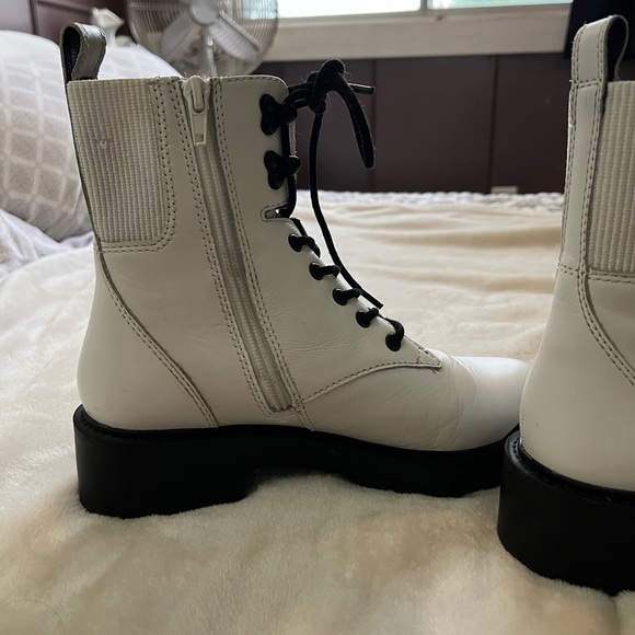 White Steve Madden Boots - Picture 3 of 6